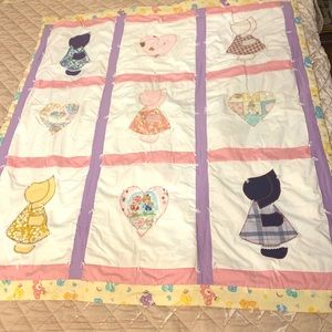 Handmade Care Bears Little Women Baby Floor Blanket